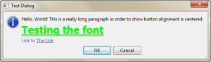 Paragraph control example