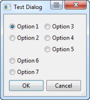 Radio Button Group Demo